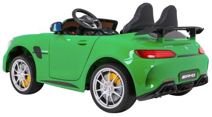 Электромобиль Ramiz Mercedes-Benz GT R 4x4 Green лакированный