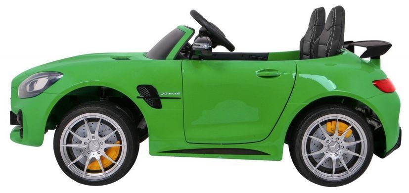 Электромобиль Ramiz Mercedes-Benz GT R 4x4 Green лакированный