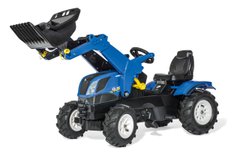 Детский педальный трактор New Holland Farmtrack Rolly Toys 611270 3-8 лет