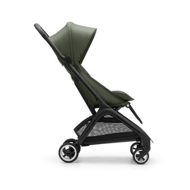 Прогулочная коляска Bugaboo Butterfly, black/black forest green черное шасси/зеленый текстиль