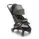 Прогулочная коляска Bugaboo Butterfly, black/black forest green черное шасси/зеленый текстиль