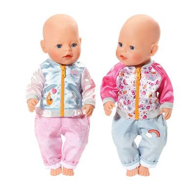 Набір одягу для ляльки BABY BORN - СПОРТИВНИЙ КЕЖУАЛ (2 в асорт.)