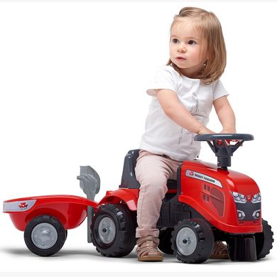Детский трактор каталка Falk 241C, красный