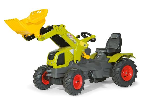 Детский педальный трактор с надувными колёсами Rolly Toys 611072 3-8 лет