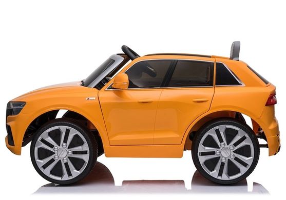 Электромобиль Lean Toys Audi Q8 Yellow лакированная
