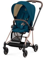 Прогулянкова коляска Cybex Mios 4.0 Mountain Blue turquoise / Rose Gold