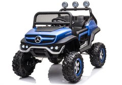 Электромобиль Lean Toys Buggy Mercedes Unimog S 4x4 Blue Лакированный