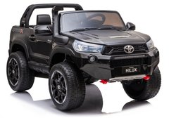 LEAN Toys электромобиль Toyota Hilux Black Лакированный