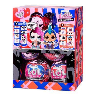 Игровой набор с куклой L.O.L. SURPRISE! серии "Валентинки" – ПАНК И РОКЕР (в ассорт., в дисплее)