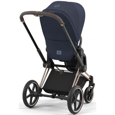 Коляска 2 в 1 Cybex Priam 4.0 Nautical Blue / Rose Gold