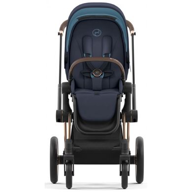 Коляска 2 в 1 Cybex Priam 4.0 Nautical Blue / Rose Gold