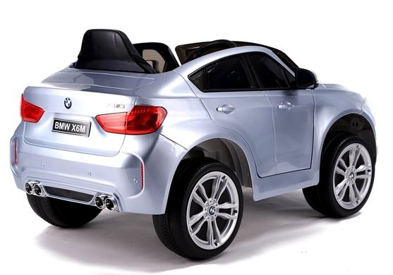 Электромобиль Lean Toys BMW X6 Silver Лакированный