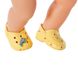 Обувь для куклы BABY BORN - ПРАЗДНИЧНЫЕ САНДАЛИИ С ЗНАЧКАМИ (на 43 сm, желтые)