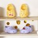 Обувь для куклы BABY BORN - ПРАЗДНИЧНЫЕ САНДАЛИИ С ЗНАЧКАМИ (на 43 сm, желтые)