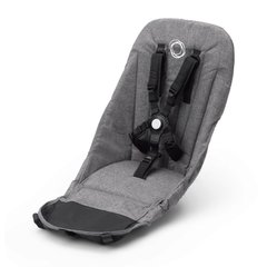 Текстиль на прогулянкове сидіння для коляски DONKEY 3 GREY MELANGE, колір сірий меланж