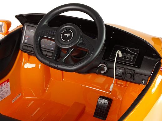 Электромобиль Lean Toys McLaren GT 12V Orange Лакированный