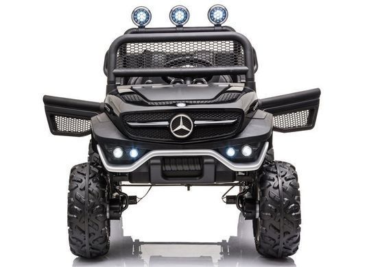 Електромобіль Lean Toys Buggy Mercedes Unimog S 4x4 Black Лакований