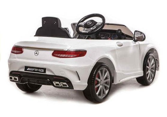 LEAN Toys електромобіль Mercedes S63 AMG White