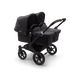 Универсальная коляска 2 в 1 для двойни Bugaboo Donkey 3 Twin Mineral  Black/Black Washed complete
