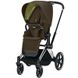 Коляска 2 в 1 Cybex Priam Lux R Khaki Green khaki brown / Chrome Black