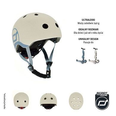 Дитячий шолом Scoot n ride XXS-S Ash