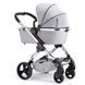 Коляска универсальная 2в1 iCandy Peach Chrome Dove/Grey