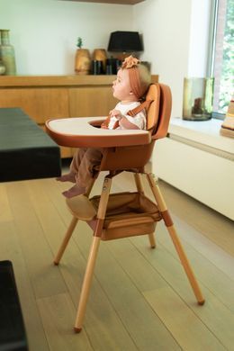 Стульчик для кормления Childhome Evolu 2 Natural/Rust