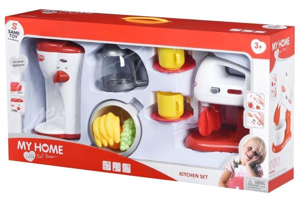 Игровой набор Same Toy My Home Little Chef Dream Кухонный миксер и кафеварка 3202Ut