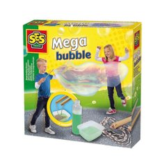 Набір для створення гігантських мильних бульбашок - МЕГА (мильний розчин, інструменти)