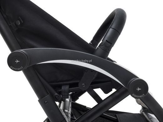 Прогулочная коляска Bumprider Connect 2 black/grey melange