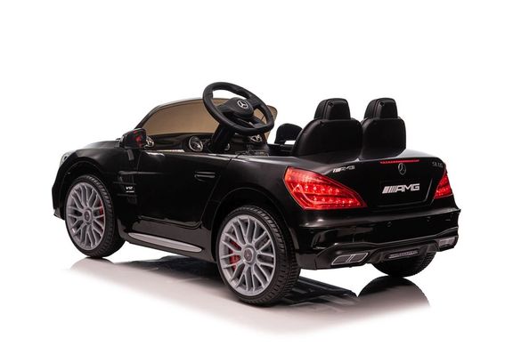 Электромобиль Lean Toys Mercedes SL65 S Black Лакированный LCD MP4