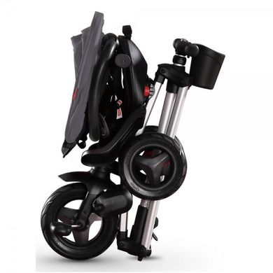 Складаний триколісний дитячий велосипед Qplay Nova+ Rubber Black