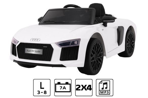 Электромобиль Ramiz Audi R8 Spyder RS EVA 2.4G White