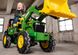 Педальный трактор Rolly toys John Deere 710126 с надувными колёсами