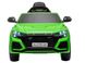 Электромобиль Lean Toys Audi RS Q8 Green