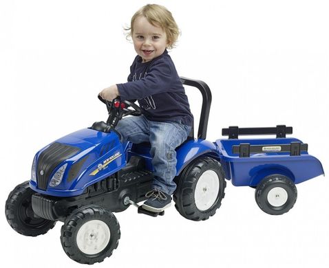 Детский педальный трактор Falk 3080AB с прицепом
