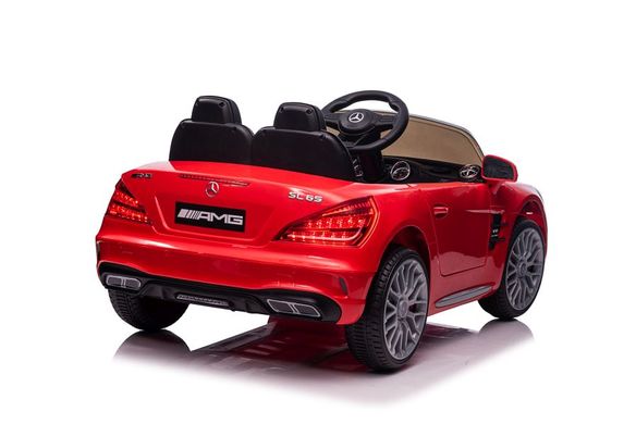 Электромобиль Lean Toys Mercedes SL65 S Red Лакированный LCD MP4
