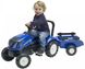 Детский педальный трактор Falk 3080AB с прицепом