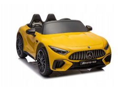 LEAN Toys электромобиль Mercedes AMG SL63 Yellow Лакированный