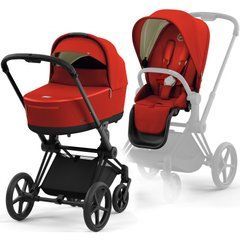 Коляска 2 в 1 Cybex Priam 4.0 Autumn Gold / Matt Black