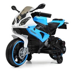 Електромобіль мотоцикл Bambi M 4103-1-4  Blue/White