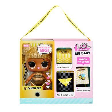 Игровой набор с мегакуклой L.O.L. SURPRISE! серии "Big B.B.Doll" - КОРОЛЕВА ПЧЕЛКА