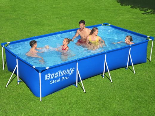 Bestway каркасний прямокутний басейн 400 x 211 cm 8w1 56424