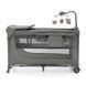 Ліжко-манеж із пеленатором та інграшками Kinderkraft Joy 2 Dark Grey