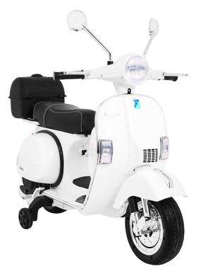 Електромобиль Ramiz скутер Vespa White