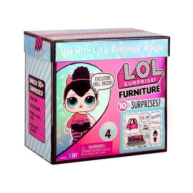 Игровой набор с куклой L.O.L. SURPRISE! серии "Furniture" - ПЕРЧИНКА С АВТОМОБИЛЕМ