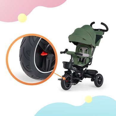Трехколесный велосипед Kinderkraft Spinstep Pastel Green (KRSPST00GRE0000)
