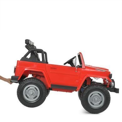 Eлектромобіль дитячій Bambi Jeep Toyota Land Cruiser Red