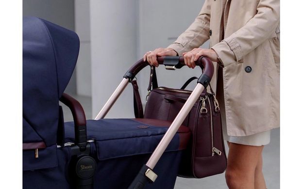 Коляска универсальная 2в1 Shom Roberto Verino Elegance Navy Blue