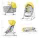 Шезлонг-качалка 5 в 1 Kinderkraft Unimo Yellow (KKKUNIMYEL0000)